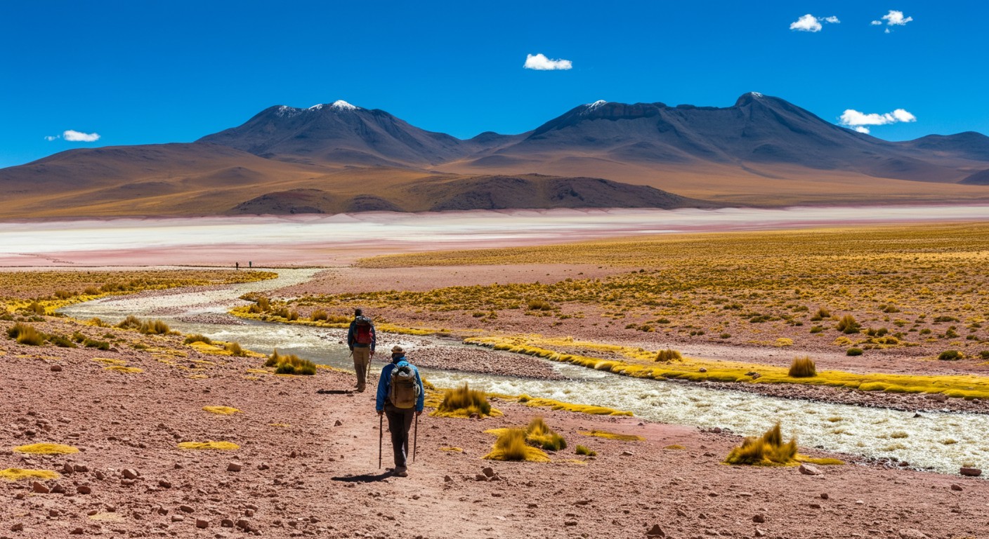 Wandern in den Wüsten des Altiplano