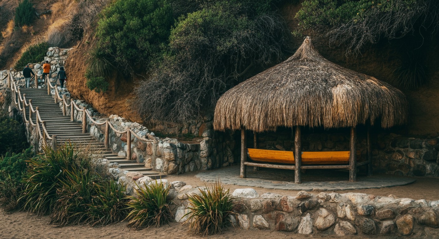 Beaches near Santiago de Chile