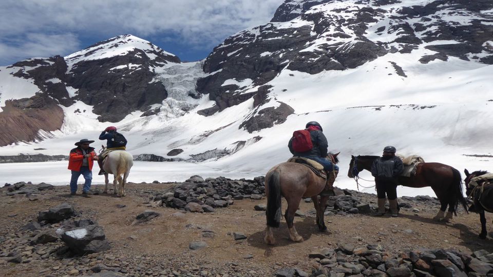 Horseback Riding To The Hanging Glacier, El Morado Glacier foto 4