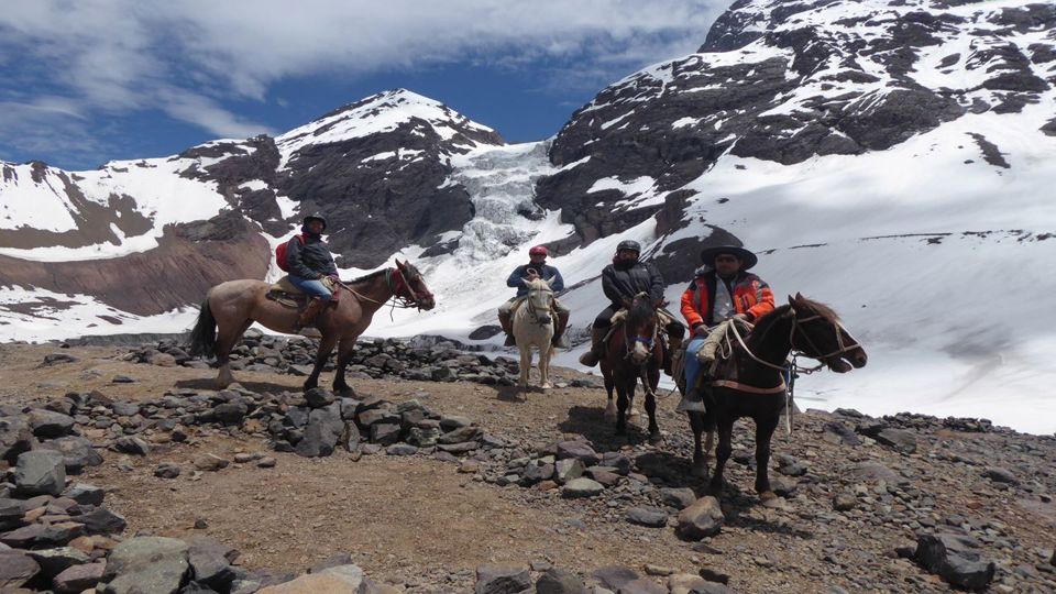 Horseback Riding To The Hanging Glacier, El Morado Glacier foto 5