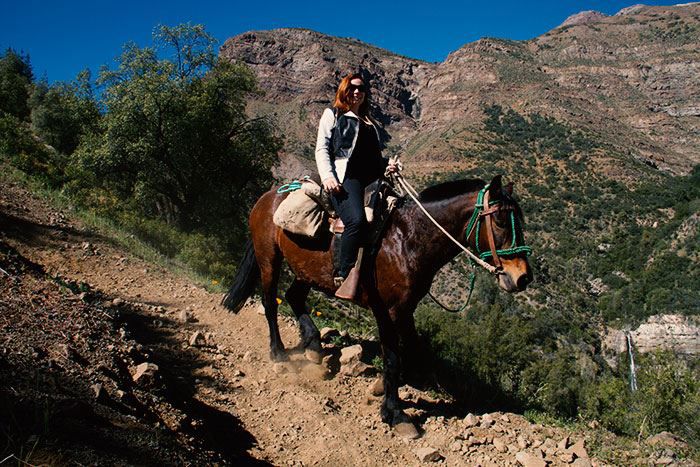 Horseback Riding Through The Animas Waterfall With Barbecue In Cajón Del Maipo foto 7