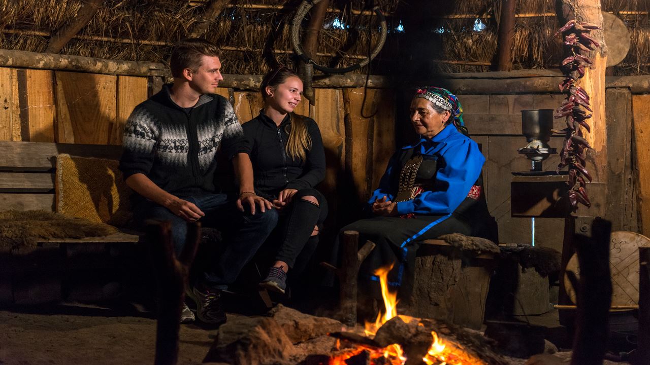 Comunidad Mapuche Lago Budi Desde Pucon foto 3