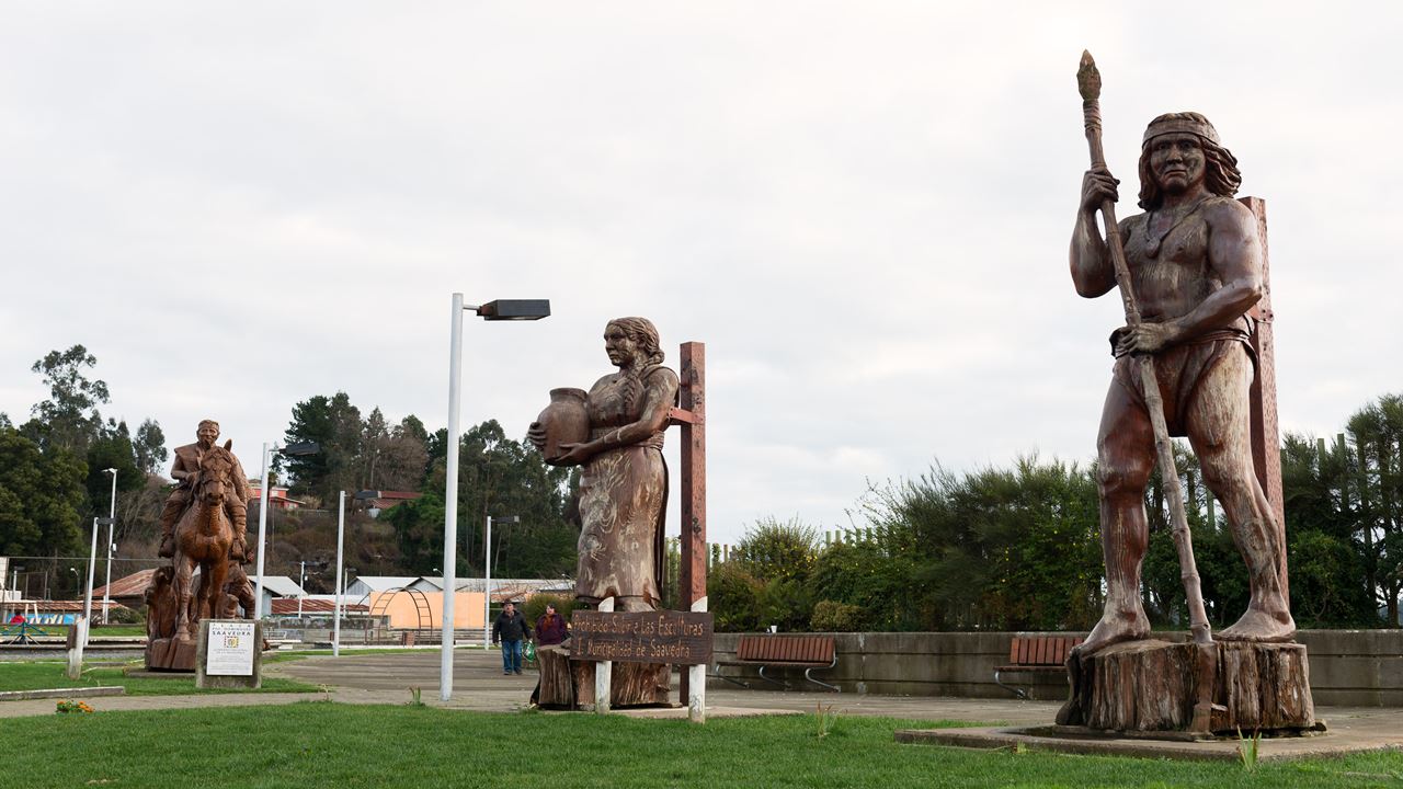 Comunidad Mapuche Lago Budi Desde Pucon foto 5