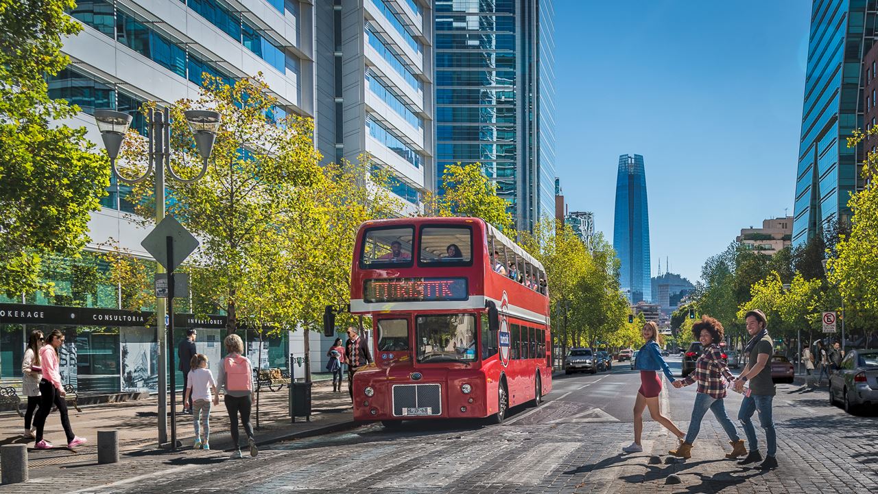 Hop On Hop Off City Tour Santiago, 1 Day Plus Edition